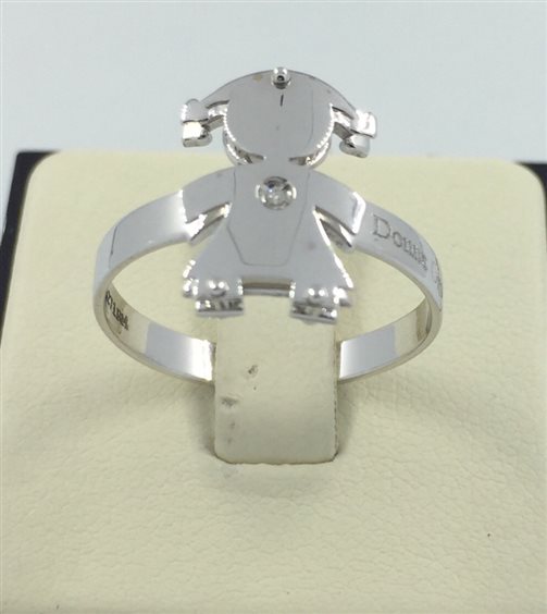 Anello Donna Oro Donna in Oro bianco Diamante 0.01 Ct DCHF3340.001-14 - DCHF3340.001-14